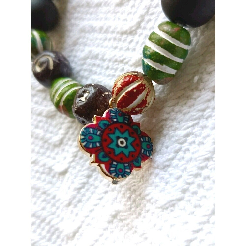Handmade Mix Bead Charm Bracelet Women's Fashion Adjustable - Picture 3 of 6